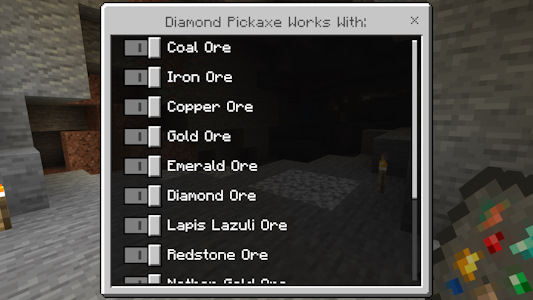 Pickaxe Customization